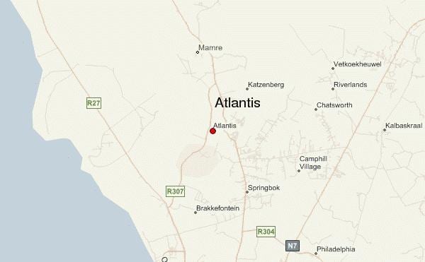 карта на атлантис Кејп Таун 