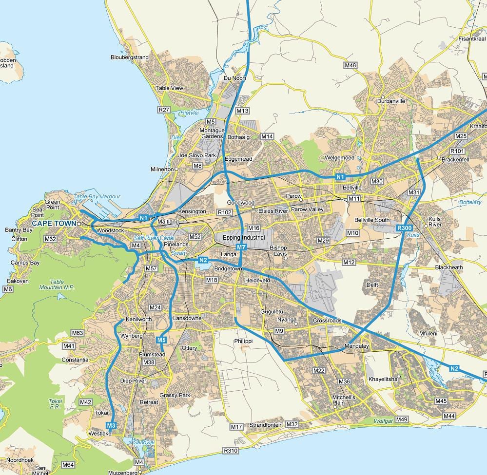 карта на epping Кејп Таун