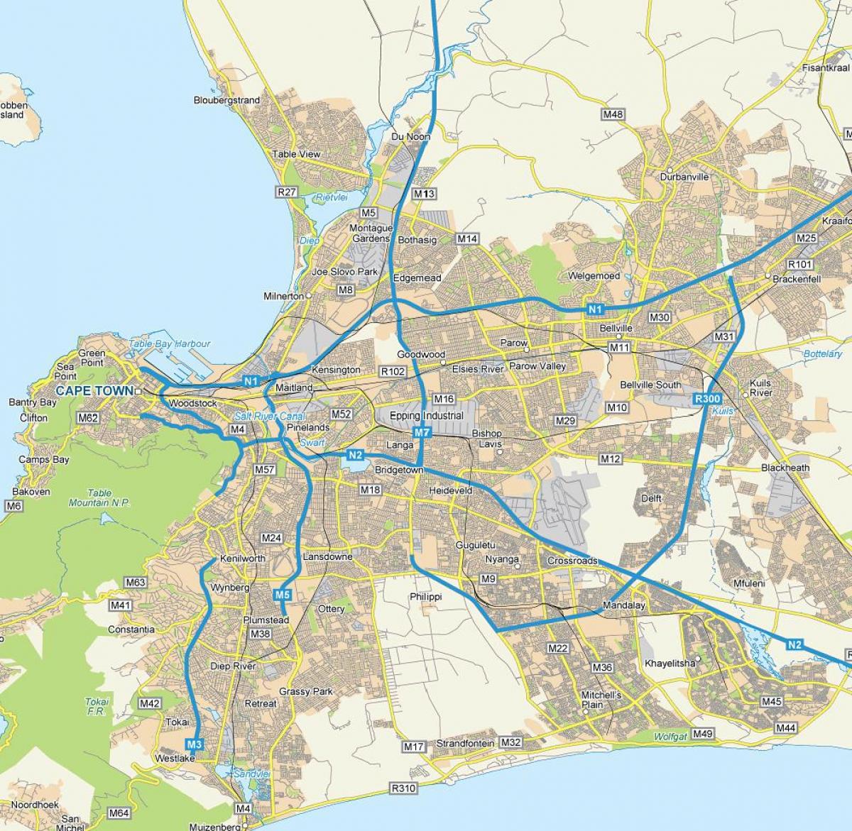 карта на epping Кејп Таун