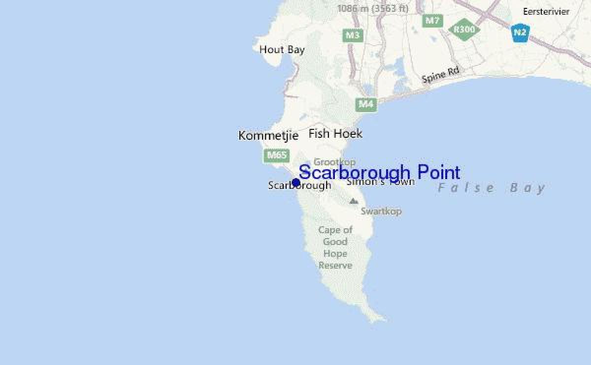 карта на scarborough Кејп Таун