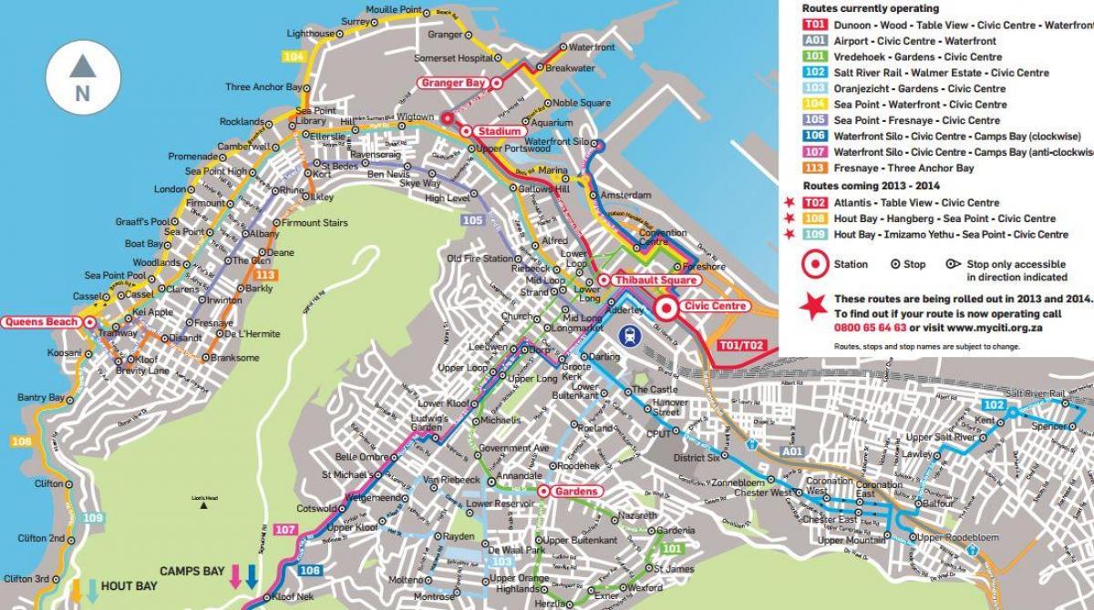 карта на златен стрелката автобус пат
