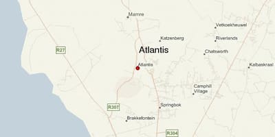 Карта на атлантис Кејп Таун 