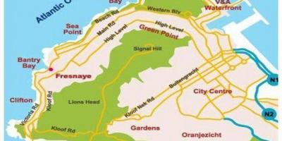 Карта на bantry bay Кејп Таун