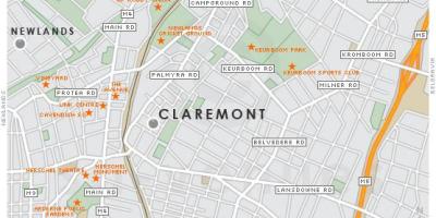 Мапата claremont Кејп Таун