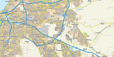 Карта на delft Кејп Таун