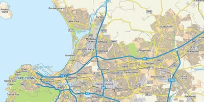 Карта на edgemead Кејп Таун