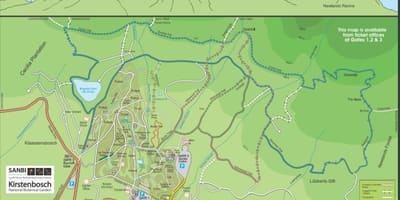 Карта на kirstenbosch
