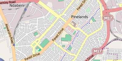 Карта на maitland Кејп Таун