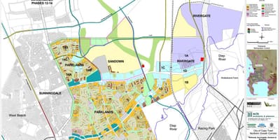 Карта на parklands Кејп Таун 