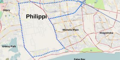 Карта на philippi Кејп Таун