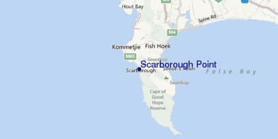 Карта на scarborough Кејп Таун