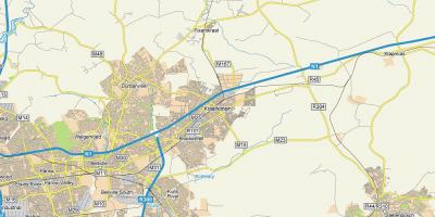 Карта на kraaifontein Кејп Таун