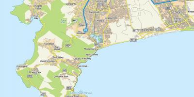 Карта на muizenberg Кејп Таун