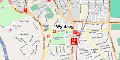  карта на wynberg Кејп Таун